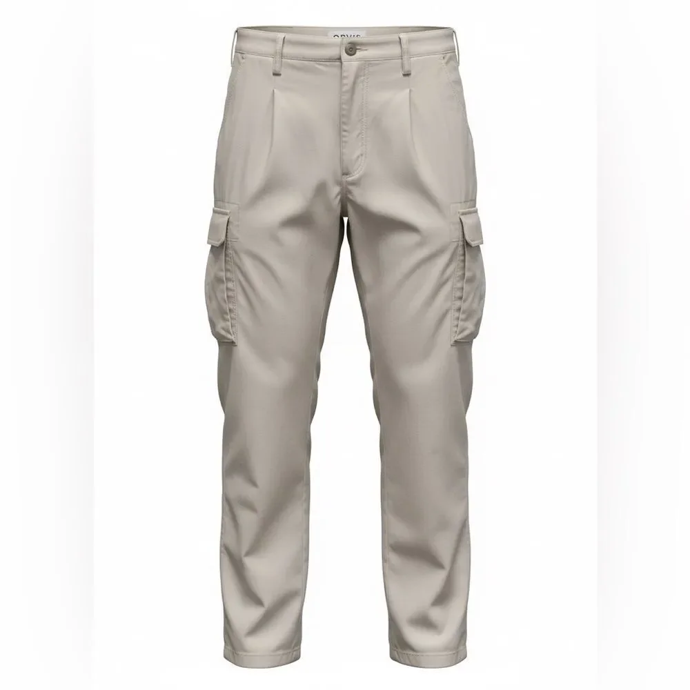 ORVIS MENS CARGO PANTS TAN SIZE 36